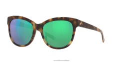 Costa Del Mar BIMINI Women Shiny Vintage Tortoise Sunglasses JD4ZT894