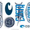 Costa Del Mar BLUE DECAL SHEET Unisex Assorted Accessory JD4ZT815