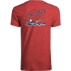 Costa Del Mar BOAT LINE Men Red Heather Apparel JD4ZT568