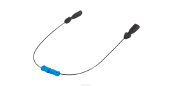 Costa Del Mar C-LINE ADJUSTABLE RETAINER Unisex Black and Costa Blue Accessory JD4ZT775