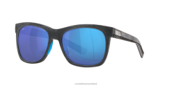 Costa Del Mar CALDERA Women Net Gray With Blue Rubber Sunglasses JD4ZT870