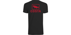 Costa Del Mar EMBLEM BASS SS Men Black Apparel JD4ZT642