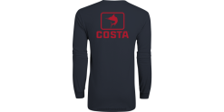 Costa Del Mar EMBLEM MARLIN LS Men Navy Apparel JD4ZT637