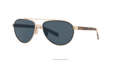 Costa Del Mar FERNANDINA Women Brushed Gold Sunglasses JD4ZT860