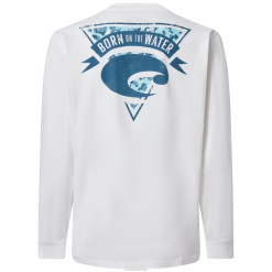 Costa Del Mar HALIFAX LS Men White Apparel JD4ZT517