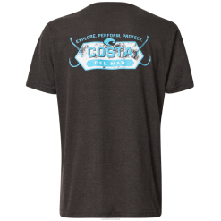 Costa Del Mar HOOKED Men Graphite Light Heather Apparel JD4ZT620