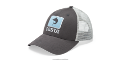 Costa Del Mar MARLIN WAVES TRUCKER Unisex Charcoal Accessory JD4ZT720