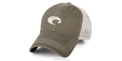 Costa Del Mar MESH HAT Unisex Moss Green Accessory JD4ZT671