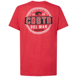 Costa Del Mar PRADO Men Red Heather Apparel JD4ZT534
