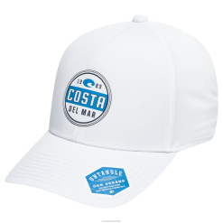 Costa Del Mar PRADO PERFORMANCE HAT Unisex White Accessory JD4ZT691
