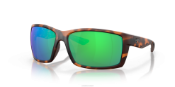 Costa Del Mar REEFTON Men Retro Tortoise Sunglasses JD4ZT145