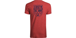 Costa Del Mar SPECIES SHIELD SS Men Heather Red Apparel JD4ZT512
