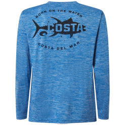 Costa Del Mar TECH SLAM TUNA Men Royal Blue Heather Apparel JD4ZT493