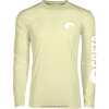 Costa Del Mar TECHNICAL CREW Men Pale Yellow Apparel JD4ZT436
