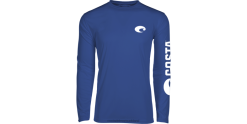 Costa Del Mar TECHNICAL CREW Men Royal Blue Apparel JD4ZT438