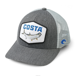 Costa Del Mar TOPO TARPON TRUCKER Unisex Gray Accessory JD4ZT713