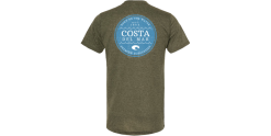 Costa Del Mar TYBEE Men Military Green Heather Apparel JD4ZT578